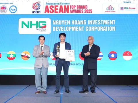 Tập đoàn Nguyễn Hoàng được vinh danh Top 10 Thương hiệu uy tín hàng đầu ASEAN 2025