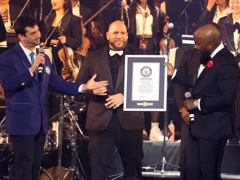 Kỷ lục Guinness vừa được xác lập trong một đêm nhạc