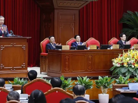 Tổng Bí thư Tô Lâm phát biểu khai mạc Hội nghị Trung ương 14