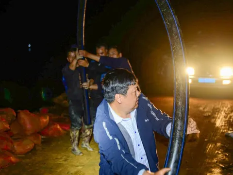 Xây khẩn cấp công trình ngăn vỡ hồ nước rất lớn ở Lâm Đồng