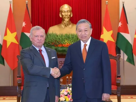 Quốc vương Jordan hội kiến các nhà lãnh đạo Việt Nam