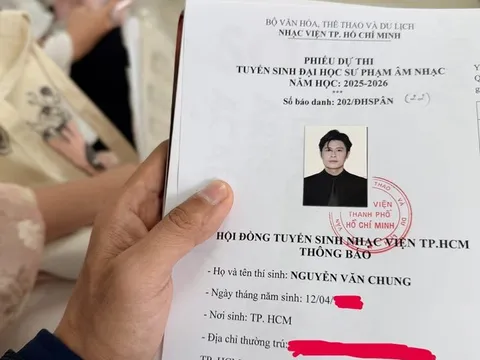 Nhạc sĩ Nguyễn Văn Chung thi sư phạm âm nhạc