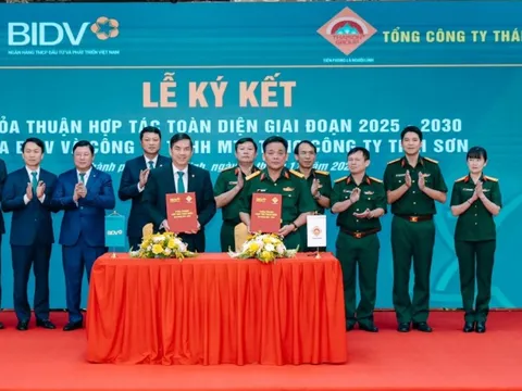 BIDV và Tổng công ty Thái Sơn ký kết hợp tác toàn diện