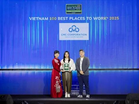 CMC được vinh danh Top 100 Nơi làm việc tốt nhất Việt Nam 2025