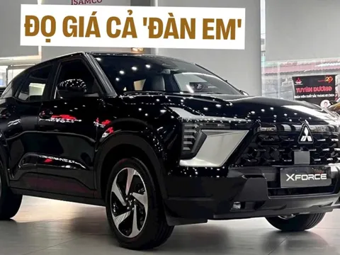 Mitsubishi Xforce giảm giá gần 100 triệu tại đại lý, giá thực tế bản cao nhất 'mềm' hơn Yaris Cross, thậm chí đọ với cả Sonet