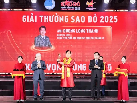TOP 10 Doanh nhân Sao Đỏ 2025 Dương Long Thành - Thành công cùng sứ mệnh “phát triển địa phương, phụng sự đất nước”
