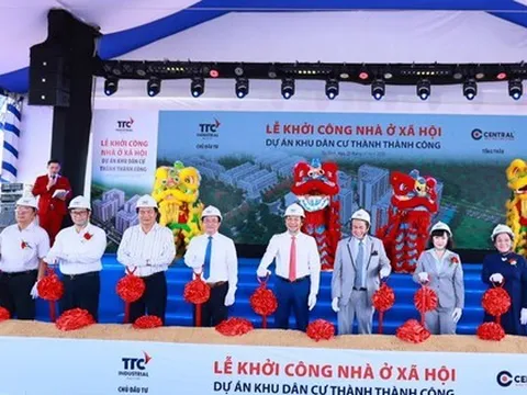 Chính thức khởi công dự án nhà ở xã hội 1.130 căn hộ