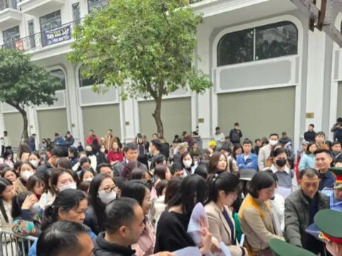 Hà Nội: Gần 1.000 khách hàng bốc thăm mua nhà ở xã hội Uy Nỗ