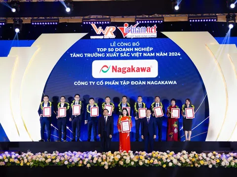 Nagakawa ghi danh Top 50 DN tăng trưởng xuất sắc nhất Việt Nam