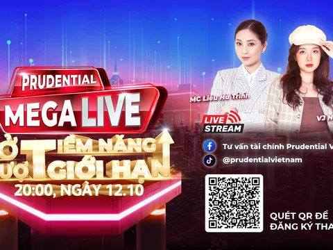 Prudential “bắt trend” với Mega Livestream dành riêng cho giới trẻ