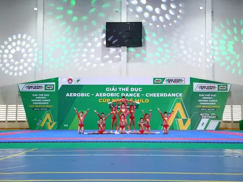 Mãn nhãn với màn trình diễn của 68 đội tại Giải thể dục Aerobic Cúp MILO lần VIII